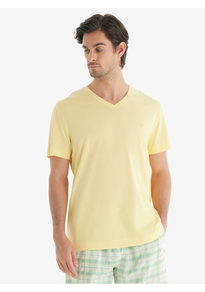 Blackspade Erkek T-shirt 40717 - Açık Sarı