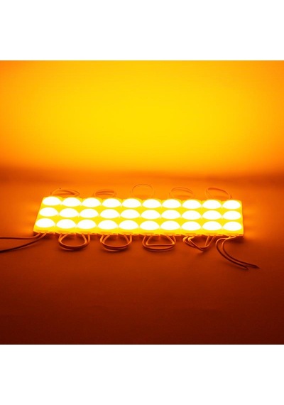 24v Parmak Lamba 3-ledli Sarı 94 20 Mm