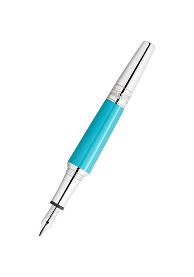 Montblanc Muses Maria Callas Özel Seri Dolma Kalem - F Uç 129563 Turkuaz