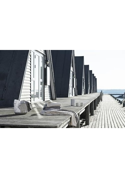 Denmark Inu Banyo Havlusu 140 X 70 Cm Boz Kahverengi Çok Renkli