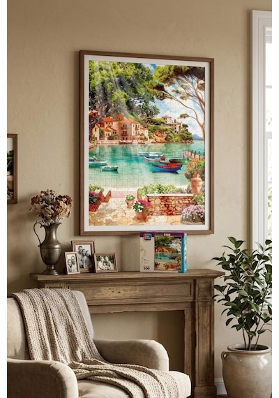 Venedik Ve Güne Merhaba İkili Set - 1000 + 500 Parça İkili Puzzle Seti