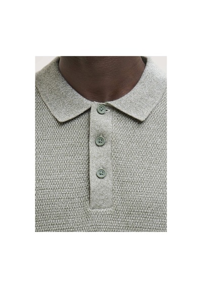 Jack & Jones Jack Jones Jjegeorge Knıt Polo Ss Sn Erkek Yeşil Tshirt 12268281-21 Iceberg Green
