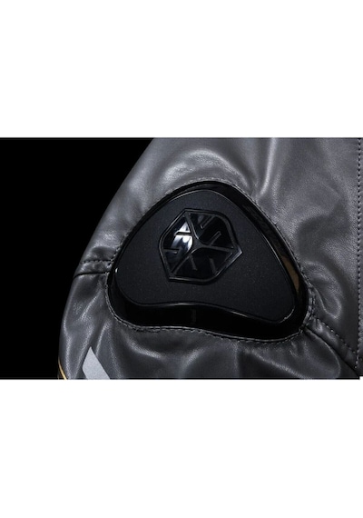 Motoanl Motosiklet Montu 4 Mevsim Deri Ve Maxdura Kumaş Racing Mont Pu Leather Black-gold