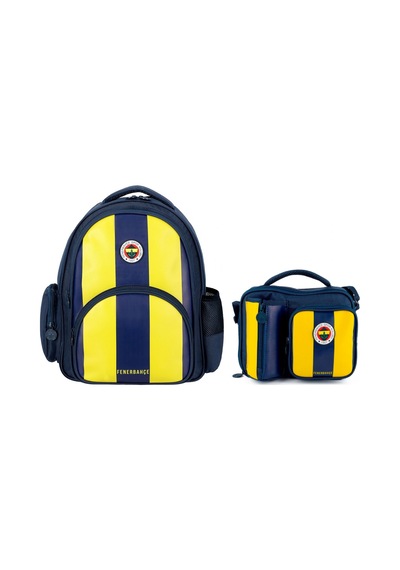 Fenerbahçe Lisanslı Okul Çantası Ve Beslenme Çantası Seti - Setme25756b Sarı