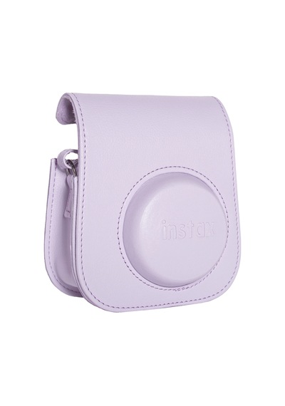 Fujifilm Instax Mini 12 Fotoğraf Makinesi + 20'li Film + Çerçeve + Deri Kılıf Seti Lila