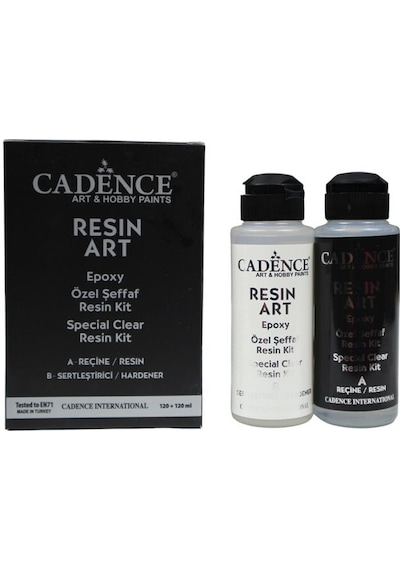 Cadence Resin Art Şeffaf Epoksi 120+120 Ml