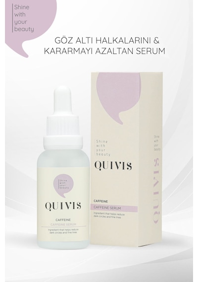 Quvis Göz Altı Torbalanma ve Kararma Karşıtı Aydınlatıcı Kafein Serum 30 ML
