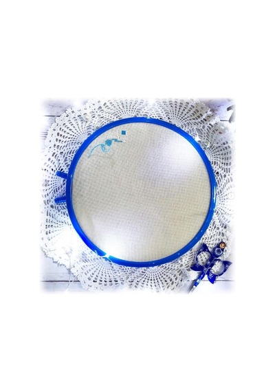 Üstün Kalite, Metal Yaylı Gergi Nakış Çemberleri, Çapraz Stich Hoop, Darning Hoops, Nakış Gergi Kulübesi Mavi