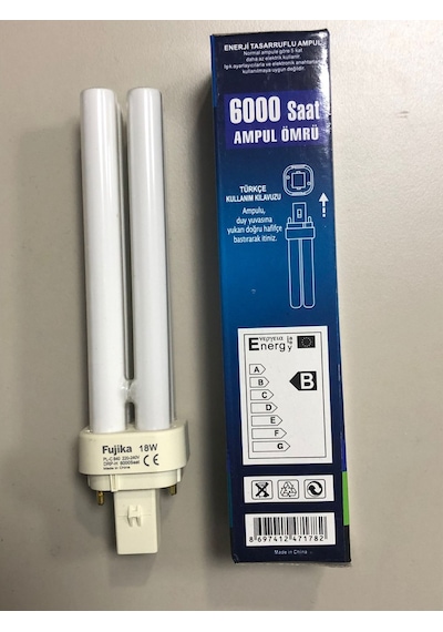 5 Adet Fujika Plc 18w/840 2p 4000 Kelvin Günışığı Boy:15cm 10w-13w Yerine Olmaz