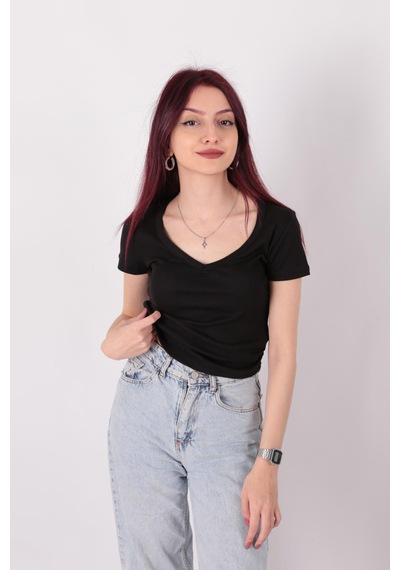 Busem S0016727 Kadın Bluz Siyah