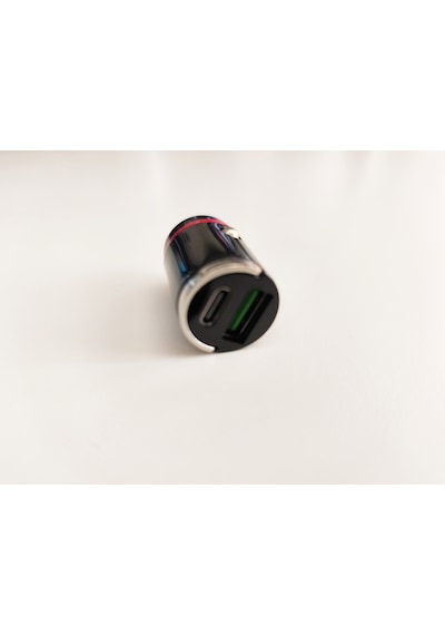 Araç Çakmak Sarj Soketi Mini Hızlı Sarj 100w Usb + Type C