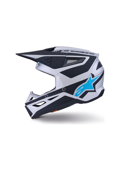 Alpinestars Sm3 Heath Off-road Kaskı Siyah Gri Siyah / Gri