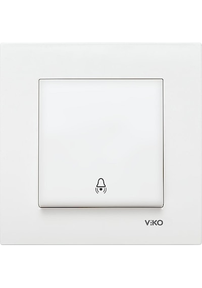 Viko Karre Beyaz Zil Anahtarı Çerçeveli- 90967006