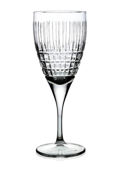 Decocia Kesme Kristal Beyaz Ve Rose Şarap Kadeh 6 Adet 230cc Şeffaf