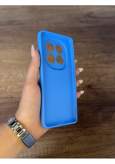 Redmi Note 14 Pro 5g Uyumlu Kamera Korumalı Darbeye Dayanıklı Renk Atmayan Keep Silikon Kılıf Mavi