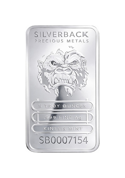 AgaKulche Gorilla 5 Ons Gümüş Sikke Coin