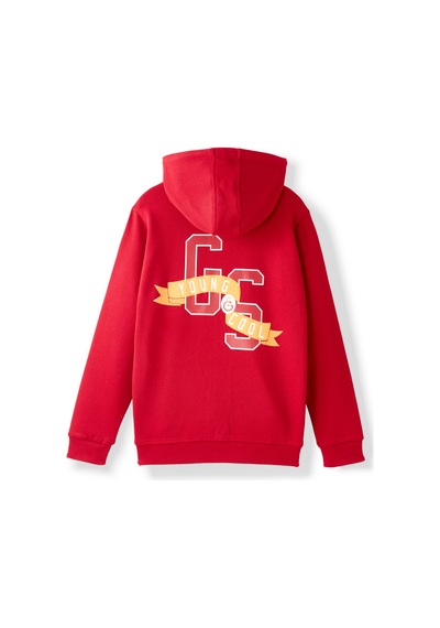 Gsstore Galatasaray Çocuk Zip Hoodie C252078 Kırmızı