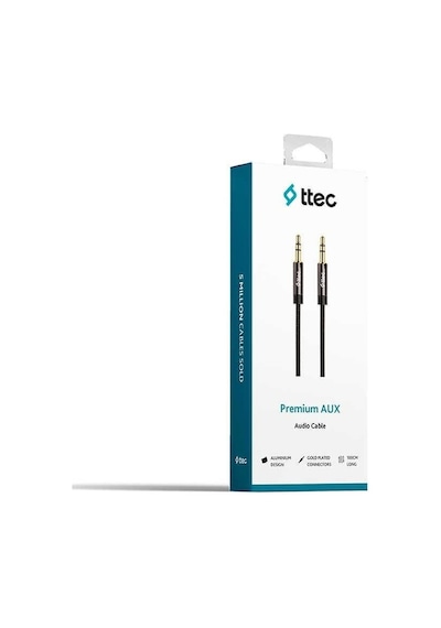 Ttec 2ak01 3.5mm Aux Stereo Ses Kablosu 1m Siyah