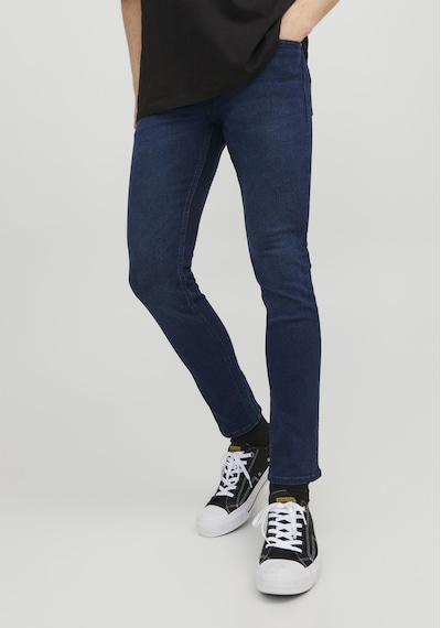 Jack & Jones Erkek Jjiglenn Jjoriginal Mf 775 Dar Kesim Kot Pantolon 12237358 Mavi