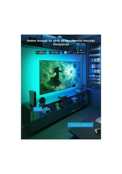 Tv Arkası Led Aydınlatma İle Enerji Tasarrufu Ve Estetik