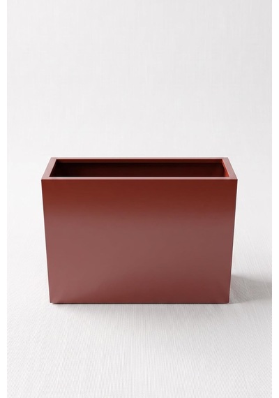 Zenith 80x20x60 Cm Metal Dikdörtgen Saksılık - İç Ve Dış Mekan Modern Saksı Kiremit Diğer