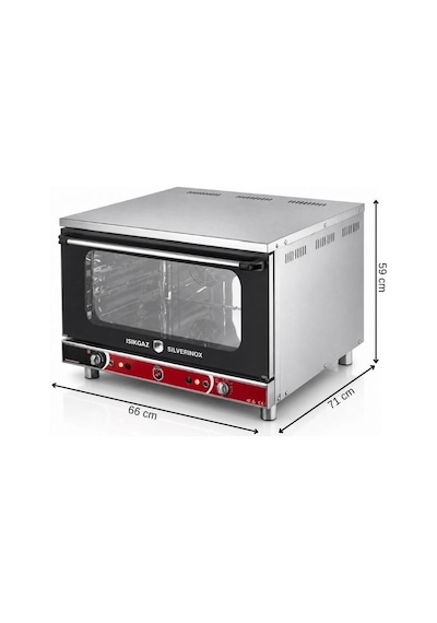 Pimak Elektrikli Patiseri Fırın 33x46 Cm - 4 Tepsi 220v