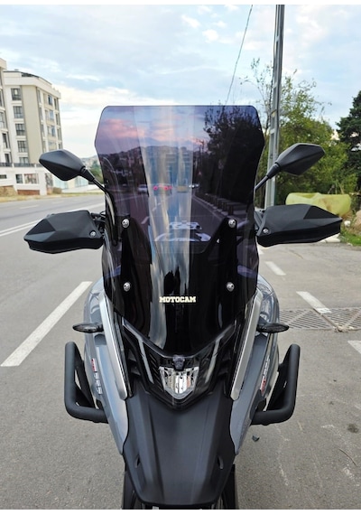 Motocam Arora Gs 525 Ön Cam 2022-2026 Model 51cm Siyah Renkli 4mm