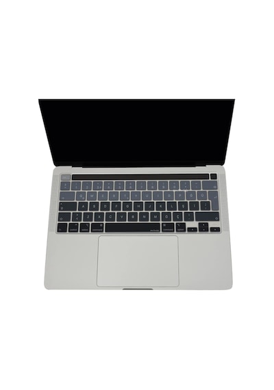 Macbook Pro Türkçe Q Klavye Koruyucu Silikon Touch Bar Uyumlu 13 İnç A2251 A2289 A2338 M1/