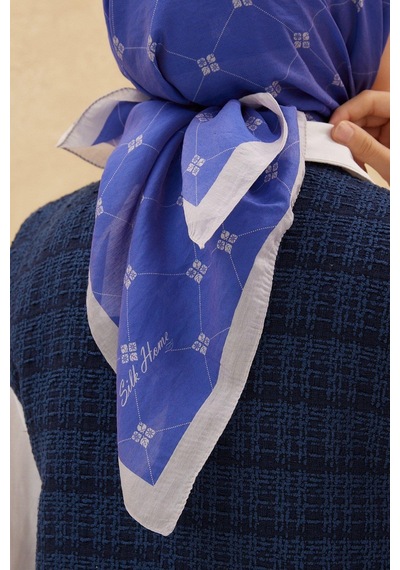 Silk Home Olinda Eşarp - Saks Gri - Saks Gri