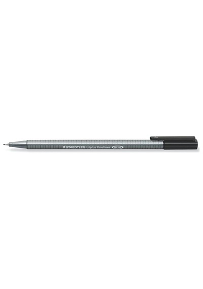 Staedtler Fınelıner Trıplus 0.3 Siyah 334-9 Keçe Uçlu Kalem Ergonomik Tasarım