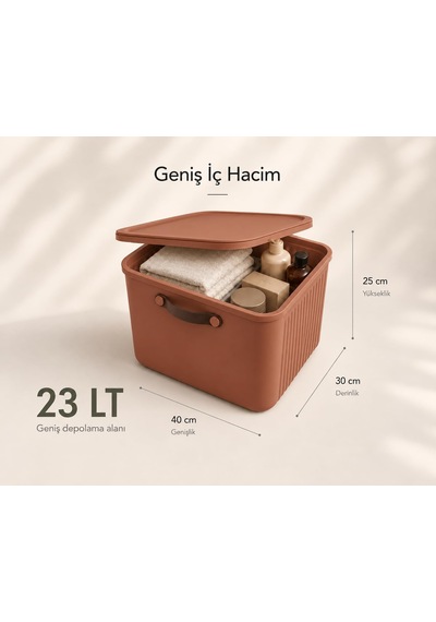 23 Lt Kapaklı 2 Adet Organizer Kutu Yan Kulplu Büyük Boy Plastik Saklama Ve Depolama Kutusu Çok Amaçlı Düzenleyici Kutu Dolap, Banyo, Ofis Ve Oy Çok Renkli 23 Lt Kapaklı 2 Adet Organizer Kutu Yan Kulplu Büyük Boy Plastik Saklama Ve Depolama Kutusu Çok Amaçlı Düzenleyici Kutu Dolap, Banyo, Ofis Ve Oy Çok Renkli