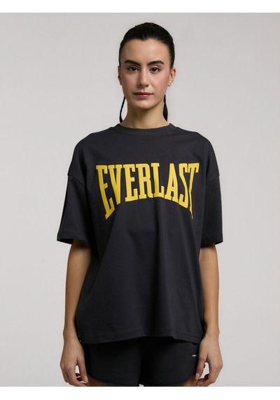 Everlast Ever Classics Wmn Oversize Füme Kadın Tişört Füme