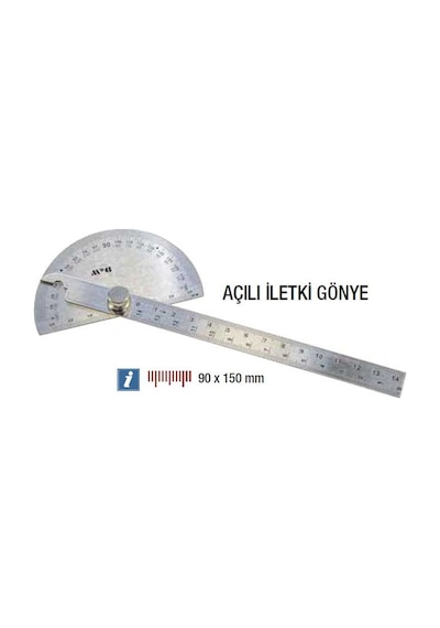 Dw Açılı İletki Gönye 90 X 150mm