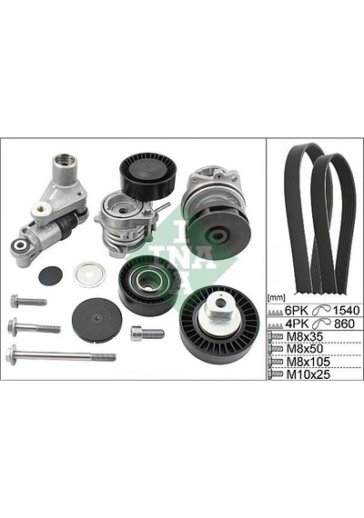 Ina Kanallı Kayıs Setı Bmw M50 M52 M54 E46 E39 E53 E85 Devırdaımlı. Kutuklu 529005330 11517527799 11287512758 11287838797
