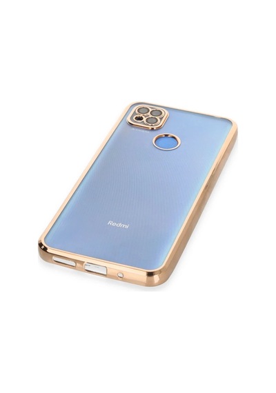 Xiaomi Redmi 9c Kılıf Razer Lensli Silikon - Gold Hf-750