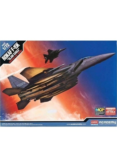 Academy 12554 1/72 Ölçek, Rokaf F-15k Slam Eagle Savaş Uçağı, Plastik Model Kiti-51222