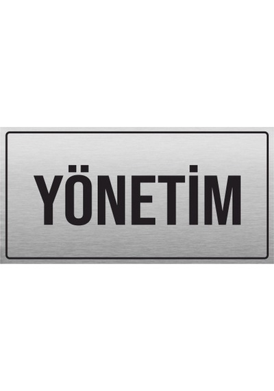 Yönetim Yönlendirme Levhası Metal Pr-10