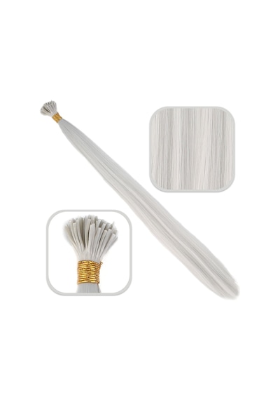 Fiber Sentetik Boncuk Kaynaklık Renkli / Açık Gri / 100 Adet - Zmff-571592 Çok Renkli