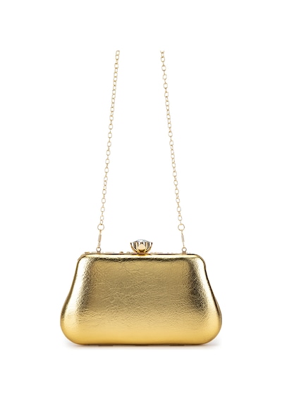 Tamer Tanca Kadın Suni Deri Gold Abiye Çanta 1083 051 Bn Cnt Y26 Altın