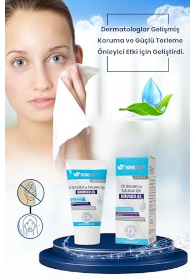 Yüz Terlemesi Ve Parlaması Için Koruyucu Jel 50ml