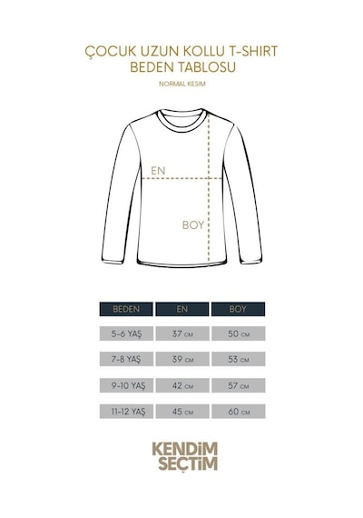 Kapadokya Nevşehir Peri Pacaları Cappadocia Uzun Kollu Tişört Baskılı Çocuk T-shirt 001