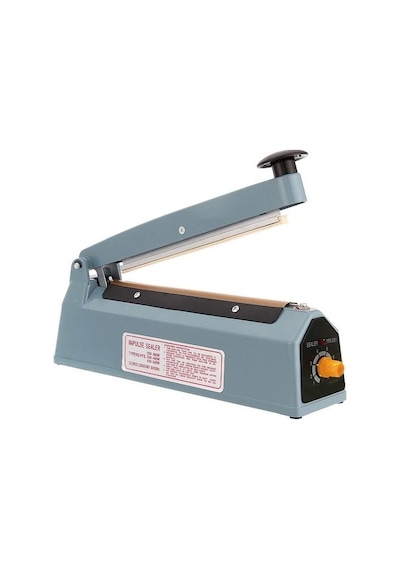 Fs-300 Metal Gövdeli Kullanımı Kolay Poşet Ağzı Kapama Yapıştırma Makinası 30cm Impulse Lisinya