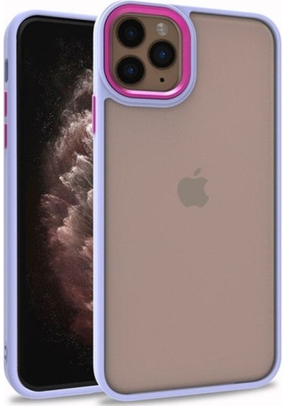 Apple Uyumlu iPhone 12 Pro Kılıf Zore Flora Kapak Lila