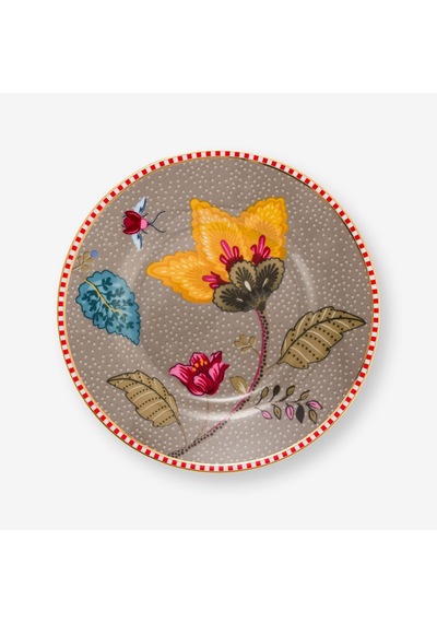 Haki Porselen Petit Four Tabağı 12 Cm