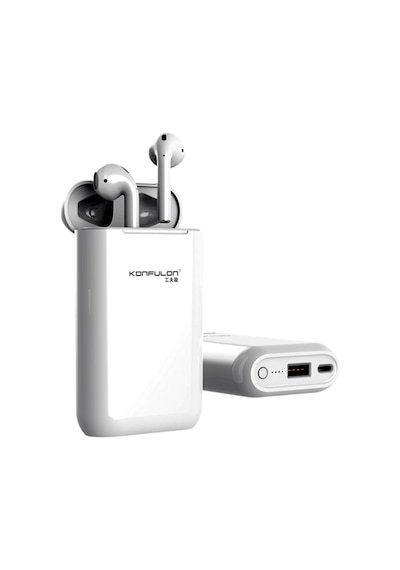 Konfulon BTS-08 Tws Bluetooth 5.0 Kulak İçi Kulaklık + 5000 mAh Powerbank