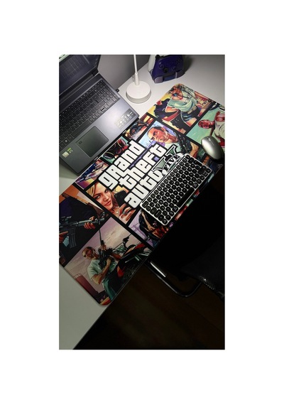 Gta 5 Kaymaz Dikişli Kauçuk Oyuncu Mousepad V2 - 90x40 Xxl Gaming Mouse Pad Fare Altlığı