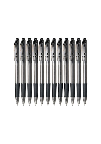 Pentel 0.7 Mm 12'li Tükenmez Kalem - Ekonomik Siyah Genel