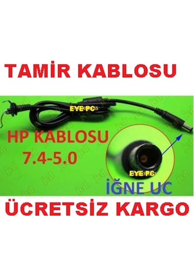 Şarj Cihazı Tamir Kablosu Hp Laptop Leptop Notebook Adaptör Tamir