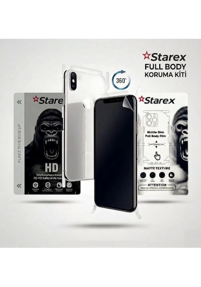 Xiaomi Mi Note 3 Uyumlu Nano Ekran Koruyucu Hd Hayalet - Full Arka Kaplama 360 Koruma Starex