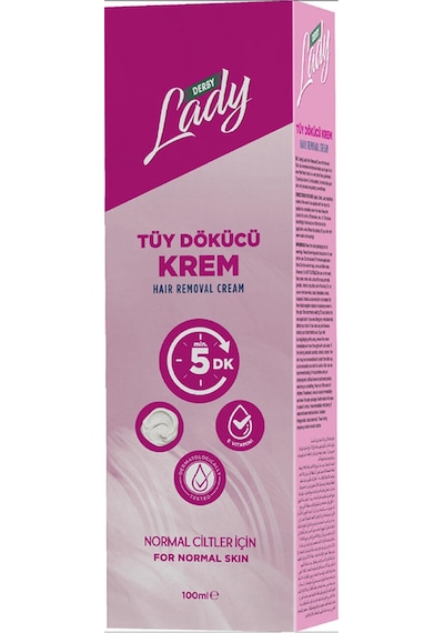 Derby Lady Tüy Dökücü Krem Normal Ciltler İçin 100 Ml